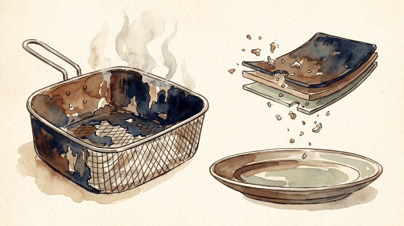 Air fryers and nonstick surfaces