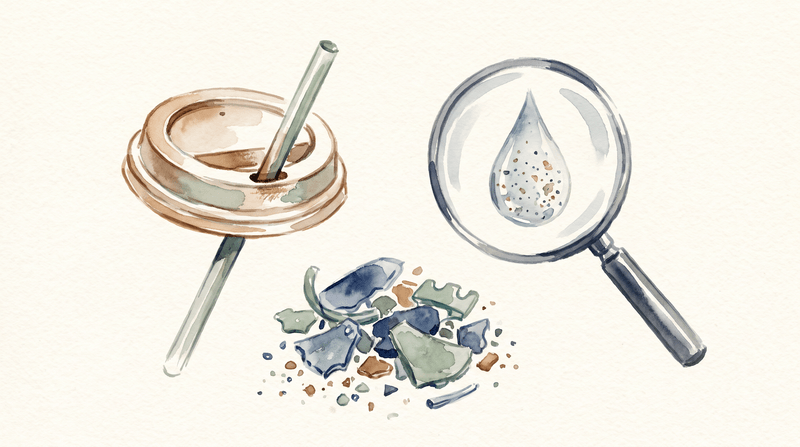 Coffee lids, straws, and tiny frictions
