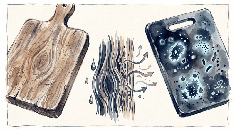 Cutting boards: wood vs plastic