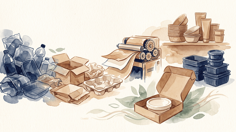 Designing a product without plastic packaging
