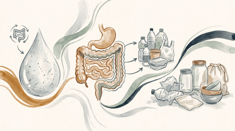 Everyday choices that protect your gut from plastic exposure