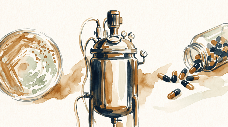 From microbe to capsule